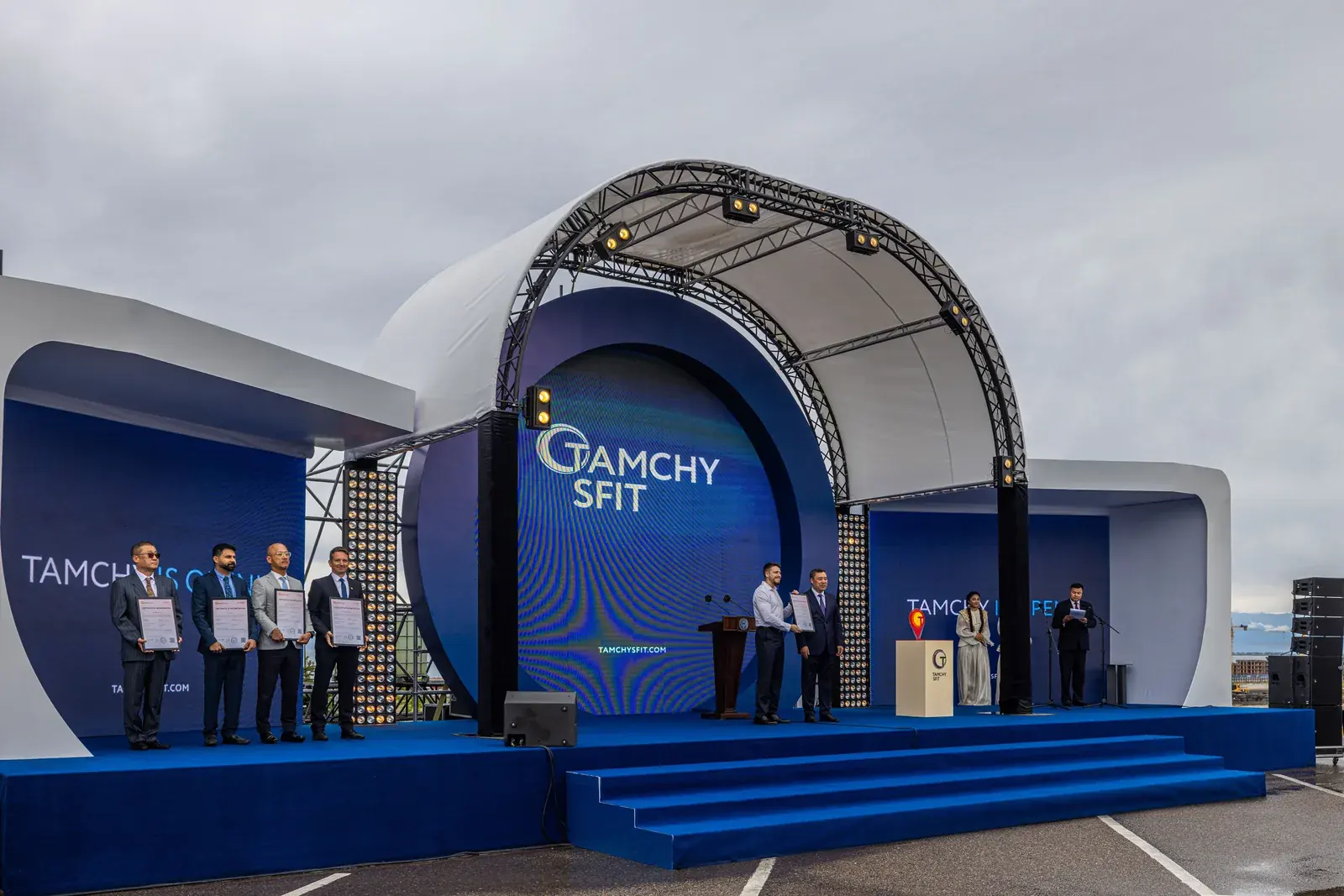 Photo from the Tamchy SFIT launch ceremony